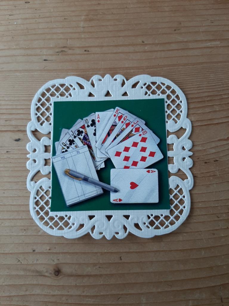 Stans kaart opleg met 3d plaatje kaartspel, Ophalen of Verzenden, Nieuw, Overige thema's