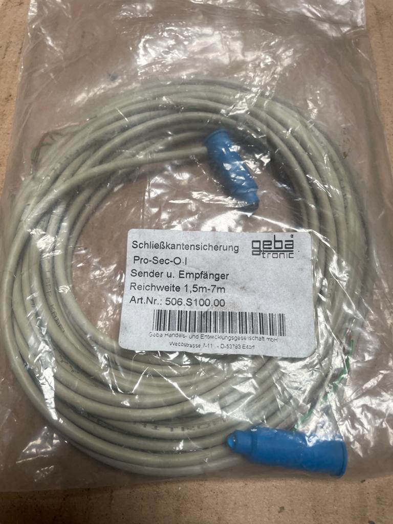 Geba B-Tronic Pro-Sec-O.I. Sluitkantsbeveiliging Kabel, Ophalen, Nieuw