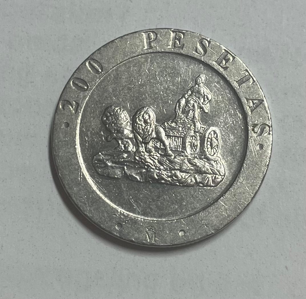 200 pesetas Spanje 1990, Ophalen of Verzenden, Overige landen