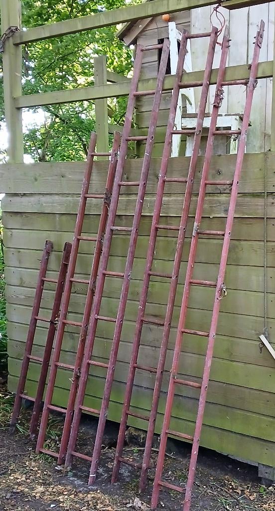 Stukken stalen kabelladders - ook handig voor klimplanten m, Tuin en Terras, Ophalen, Gebruikt