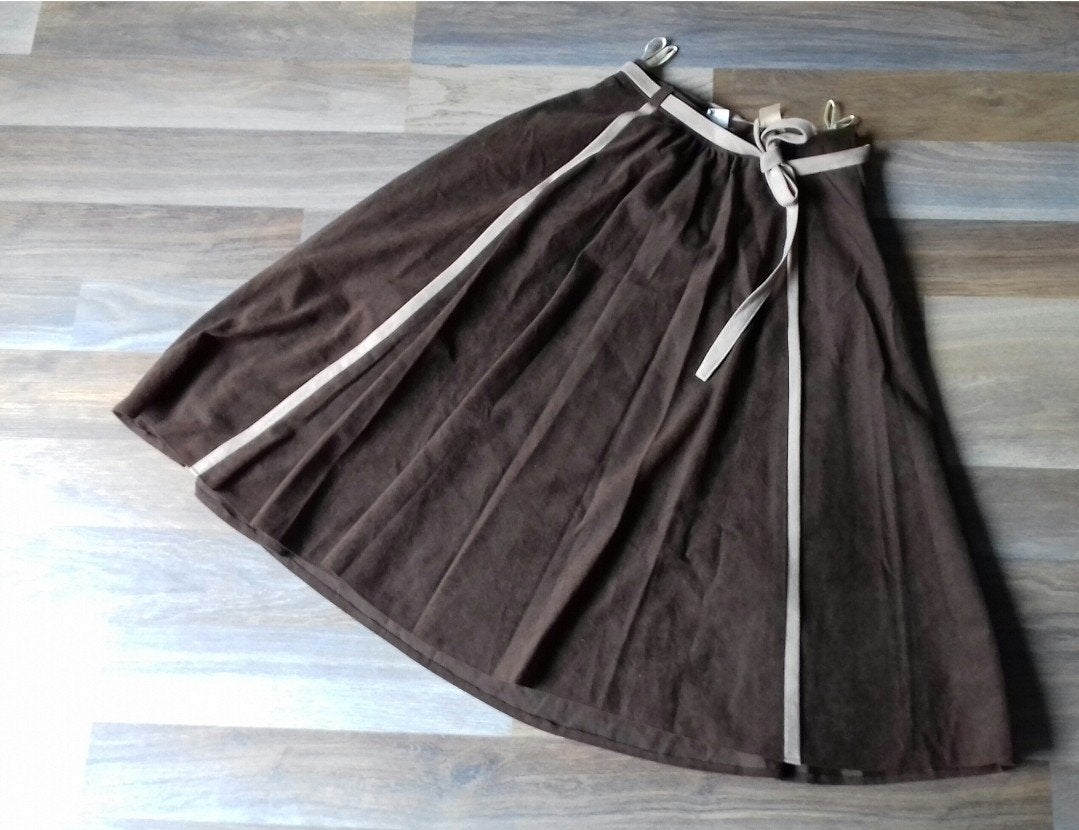 VINTAGE HIPPIE BOHO rok xs 34, Kleding | Dames, Rokken, Ophalen of Verzenden, Zo goed als nieuw, Maat 34 (XS) of kleiner, Bruin