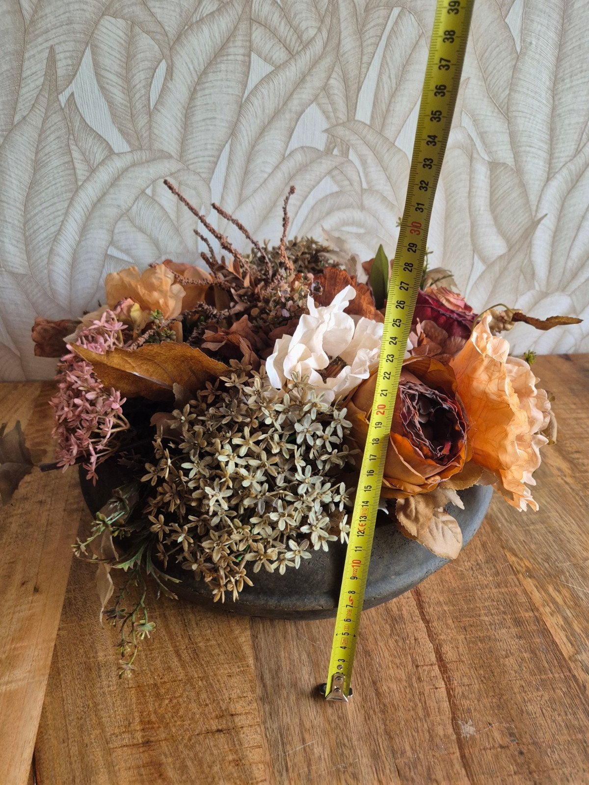 brynxz prachtige schaal met brynxz bloemen, Ophalen, Zo goed als nieuw