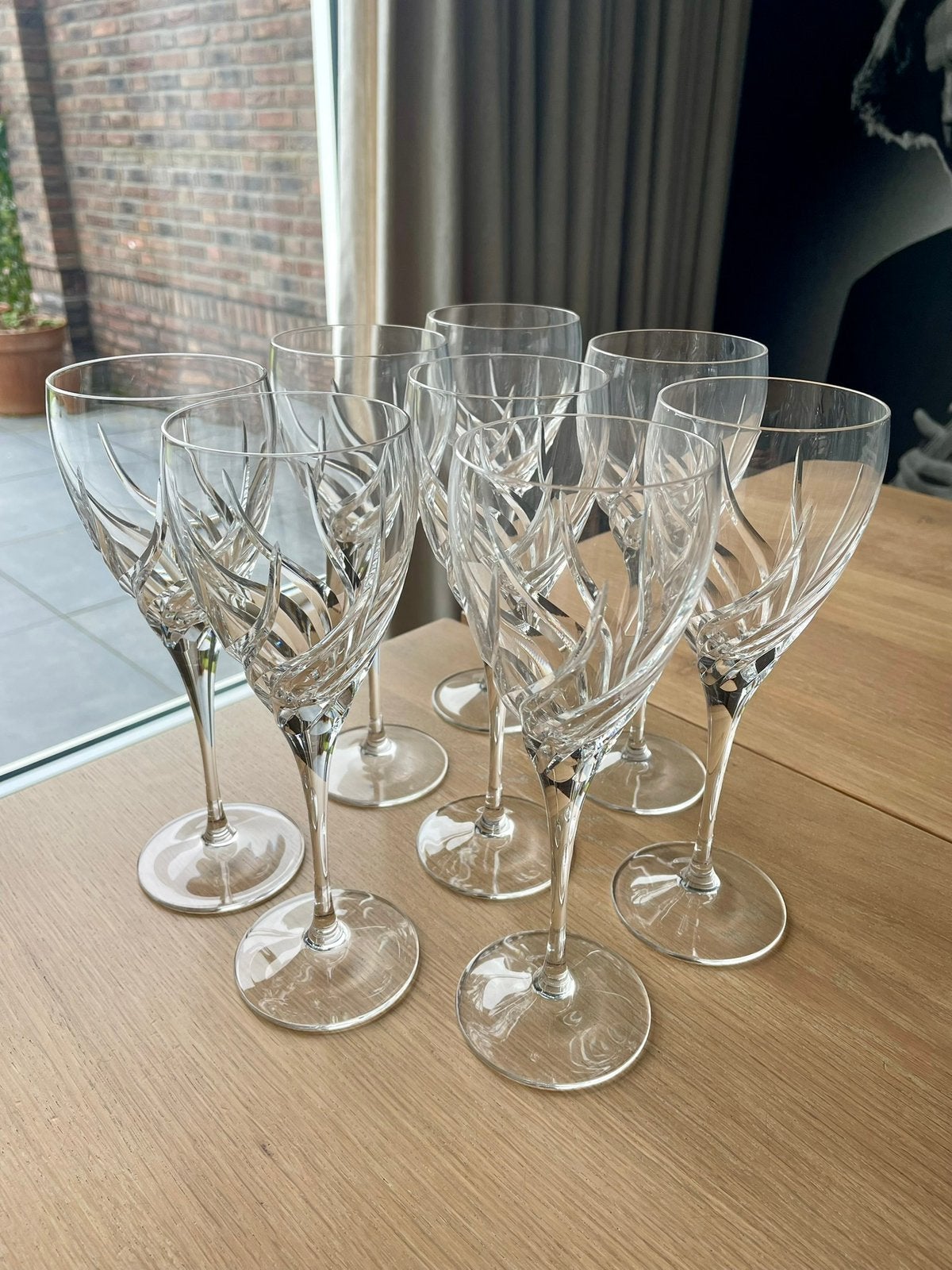 Wedgwood kristallen wijnglazen; serie Toscane, Ophalen