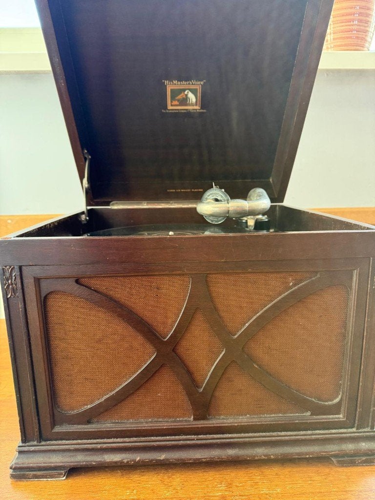 Grammofoonspeler 'His Masters Voice', Antiek en Kunst, Curiosa en Brocante, Ophalen