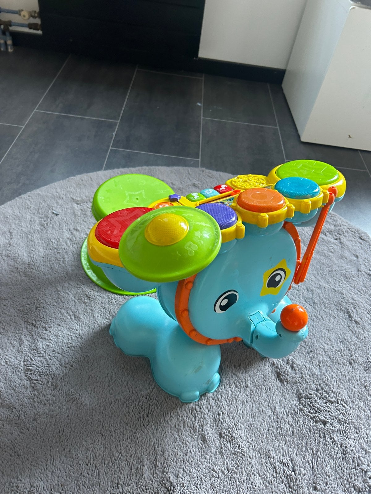 Vtech kinder drumstel, Kinderen en Baby's, Speelgoed | Vtech, Ophalen, Gebruikt, 6 maanden tot 2 jaar