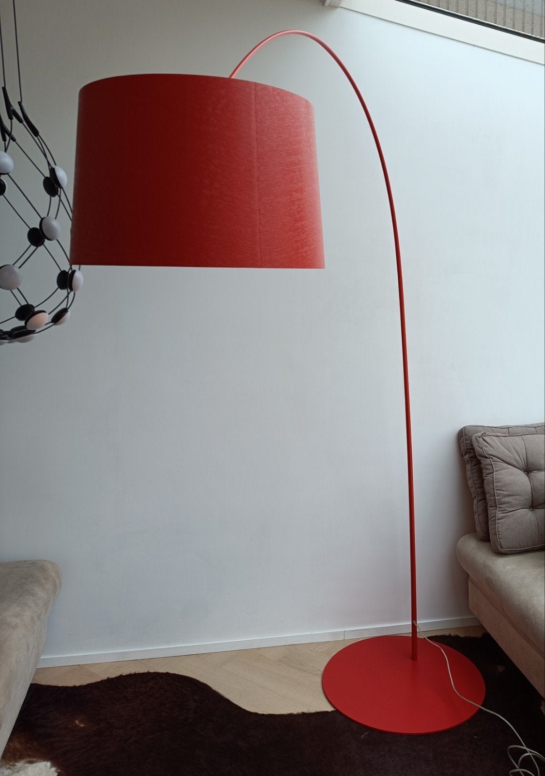 Foscarini Twiggy vloerlamp, Huis en Inrichting, Lampen | Vloerlampen, Ophalen, E27 (groot), Zo goed als nieuw, Metaal