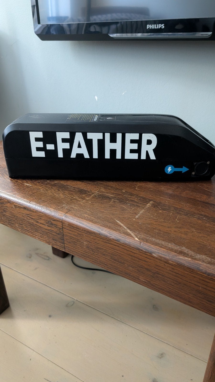 E-FATHER fietsaccu (exclusief lader en sleutel), Gebruikt
