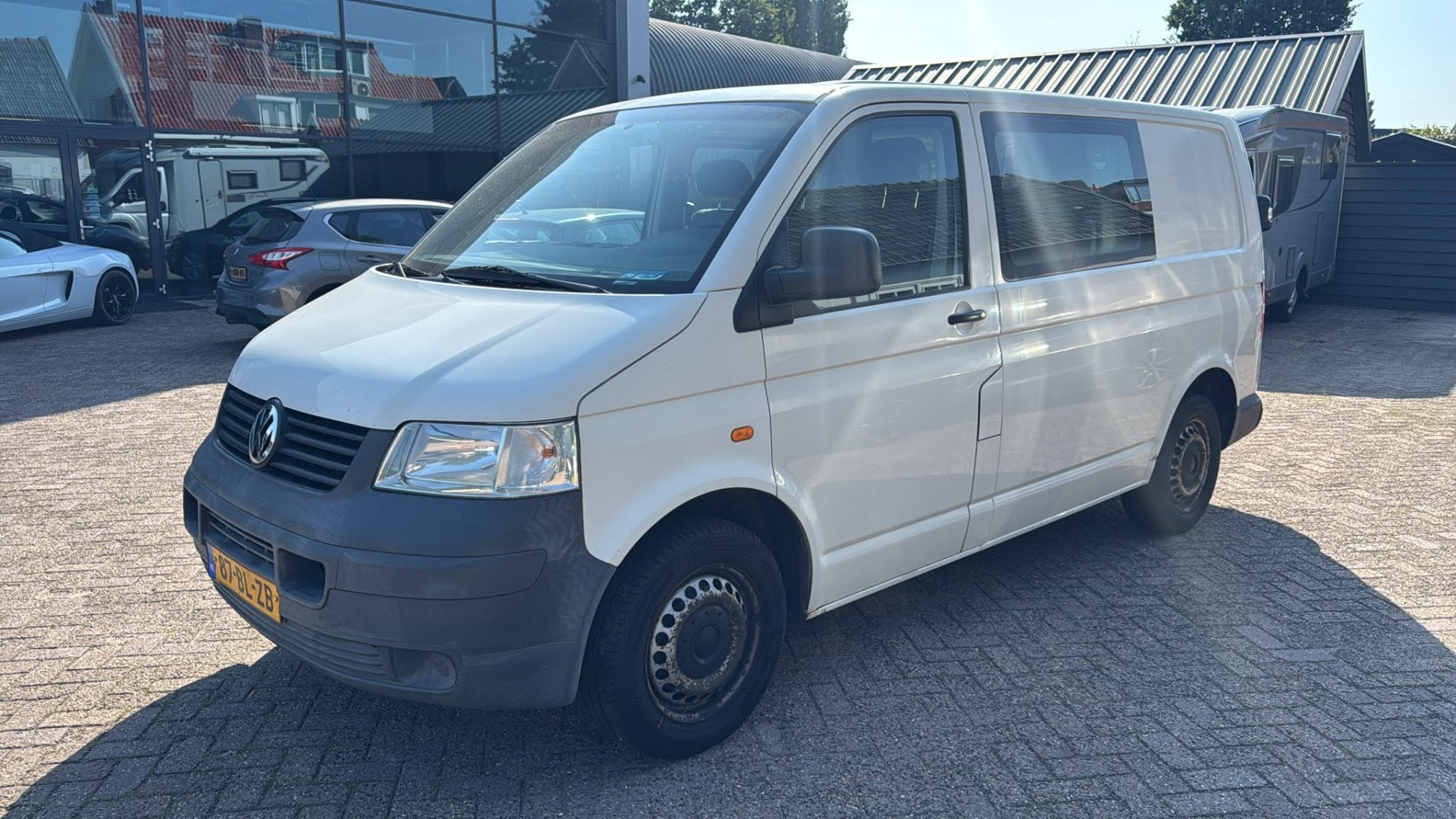 Volkswagen Transporter 1.9 TDI 300 - DUBBEL CABINE - 6 PERSO, Auto's, Voorwielaandrijving, Gebruikt, 4 cilinders, Volkswagen