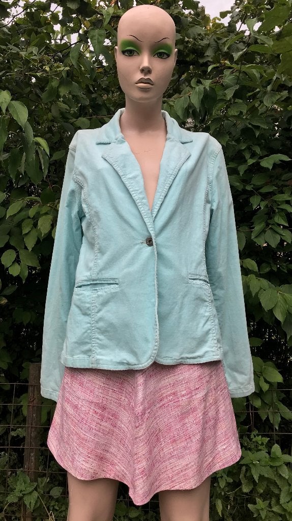 FRN by Fransa Jasje - Colbert - mintgroen corduroy Maat M, Maat 38/40 (M), Zo goed als nieuw, Groen, FRN by Fransa