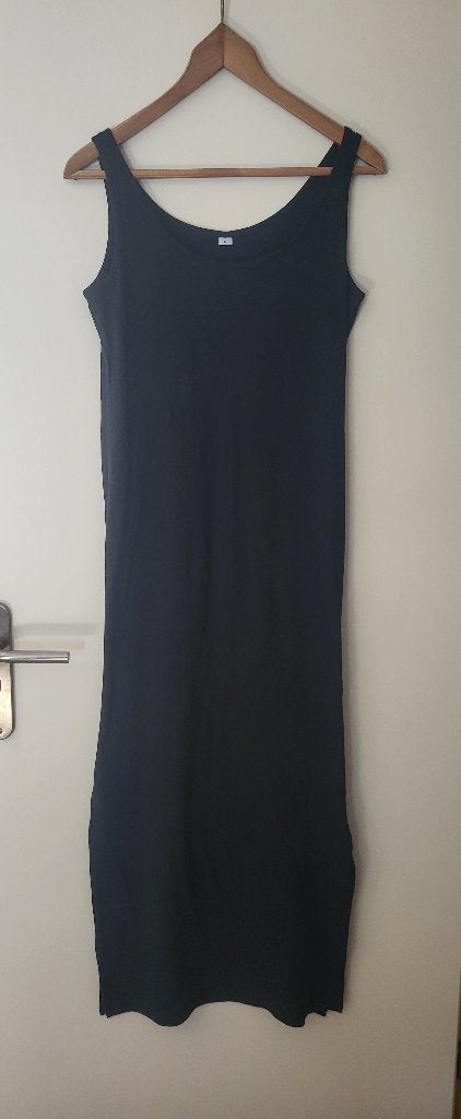 1 zwart halflange + 1 lange zomerjurk NIEUW maat L, Kleding | Dames, Verzenden, Zwart, Maat 42/44 (L), Nieuw