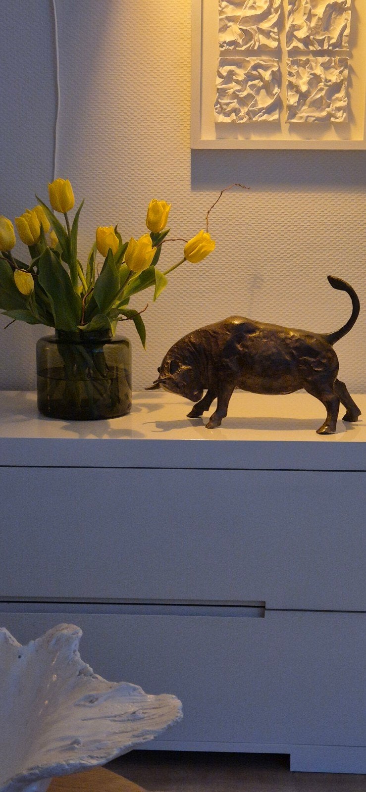 Bronzen stier Pierre Chenet, eind 20e eeuw, Ophalen