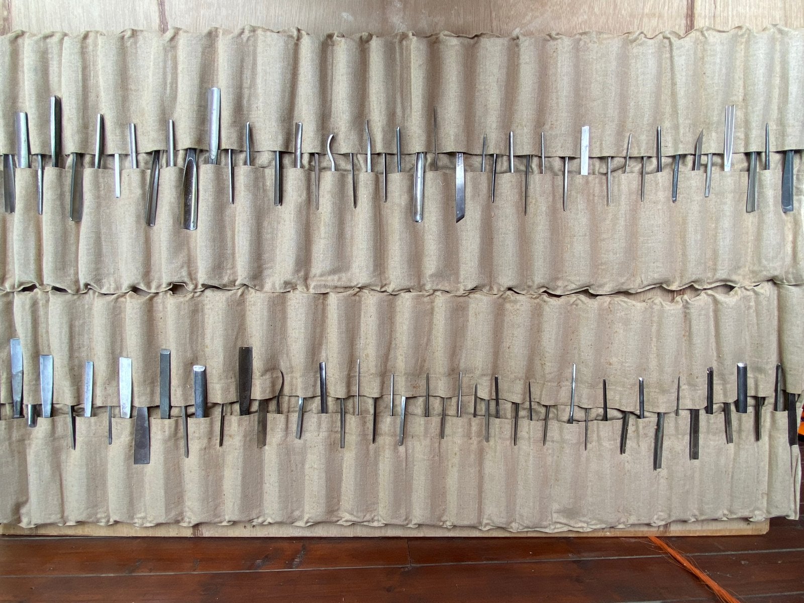 Grote collectie beitels. 98 stuks ( 2 etui), Verzenden, Gebruikt, Beitel, Overige merken