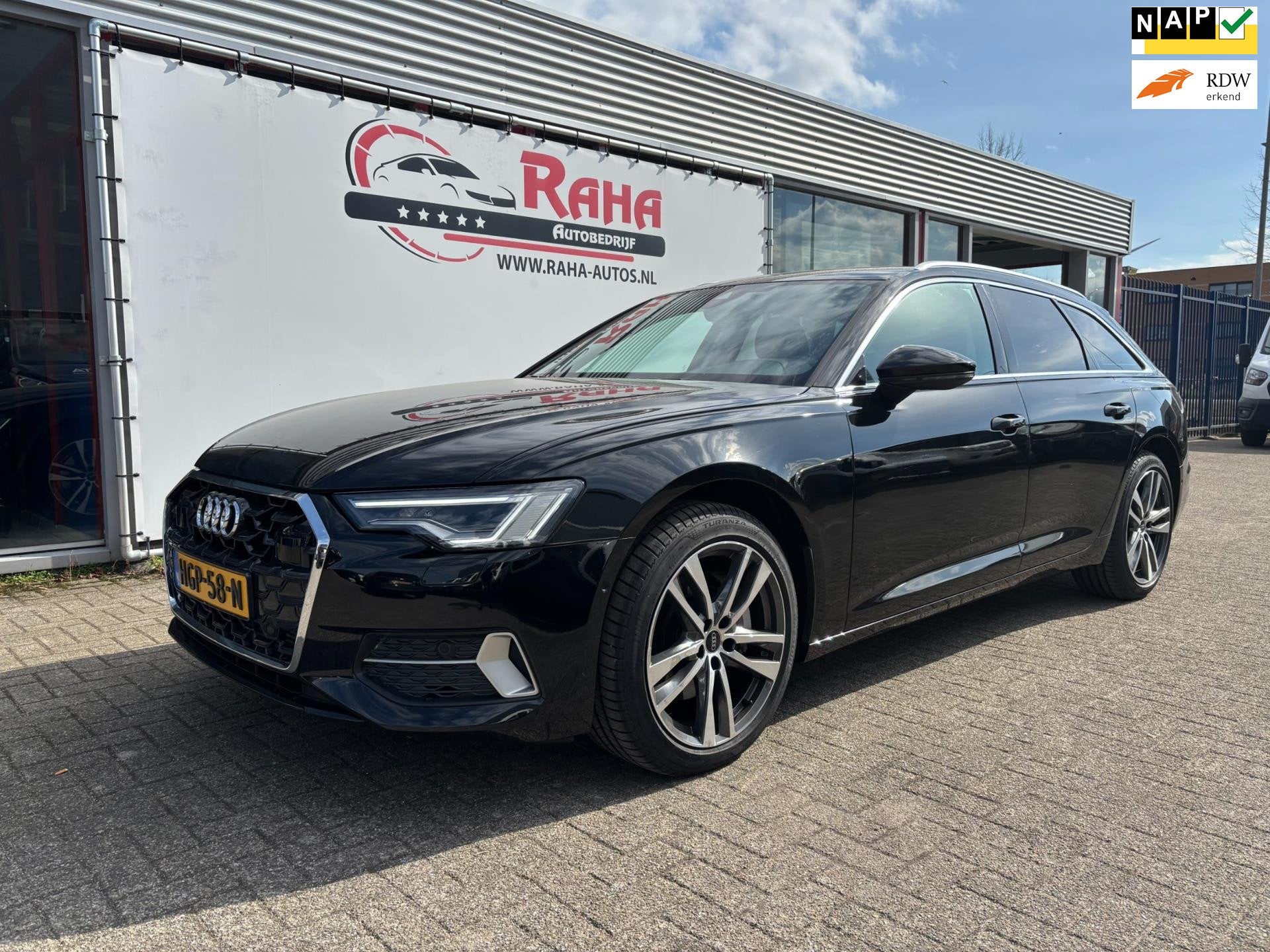Audi A6 Avant 45 TFSI S edition, Auto's, Audi, Gebruikt, Euro 6, 4 cilinders, Leder en Stof