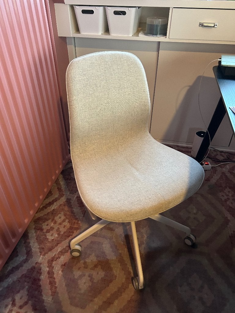 Bureaustoel LÅNGFJÄLL IKEA beige, Huis en Inrichting, Ophalen, Zo goed als nieuw, Beige, Bureaustoel