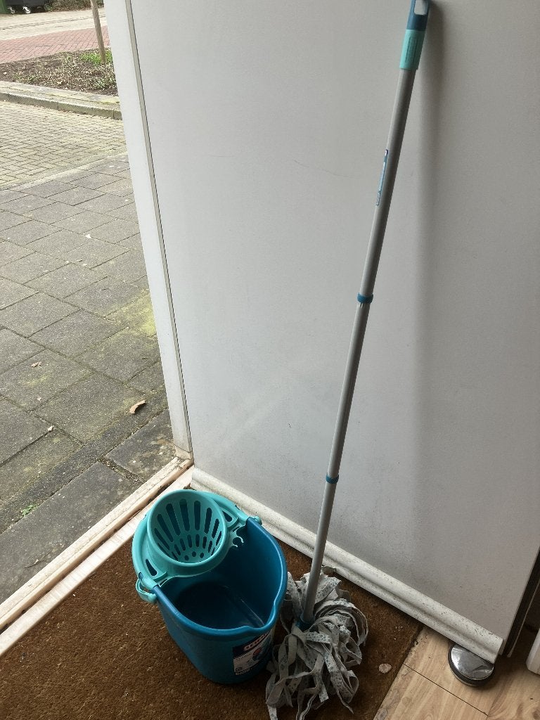 Leifheit Classic dweilset, Huis en Inrichting, Schoonmaakartikelen, Ophalen, Dweilemmer, -bak, of -wagen