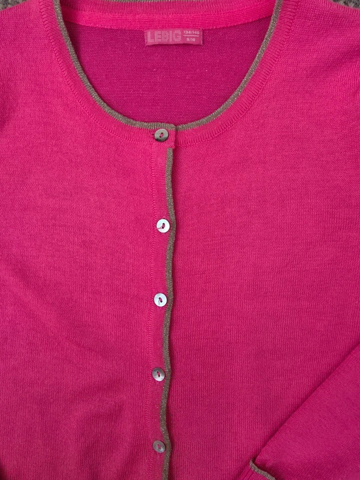 LEBIG le big roze vest 134/140, Gebruikt, Meisje, Trui of Vest, Lebig