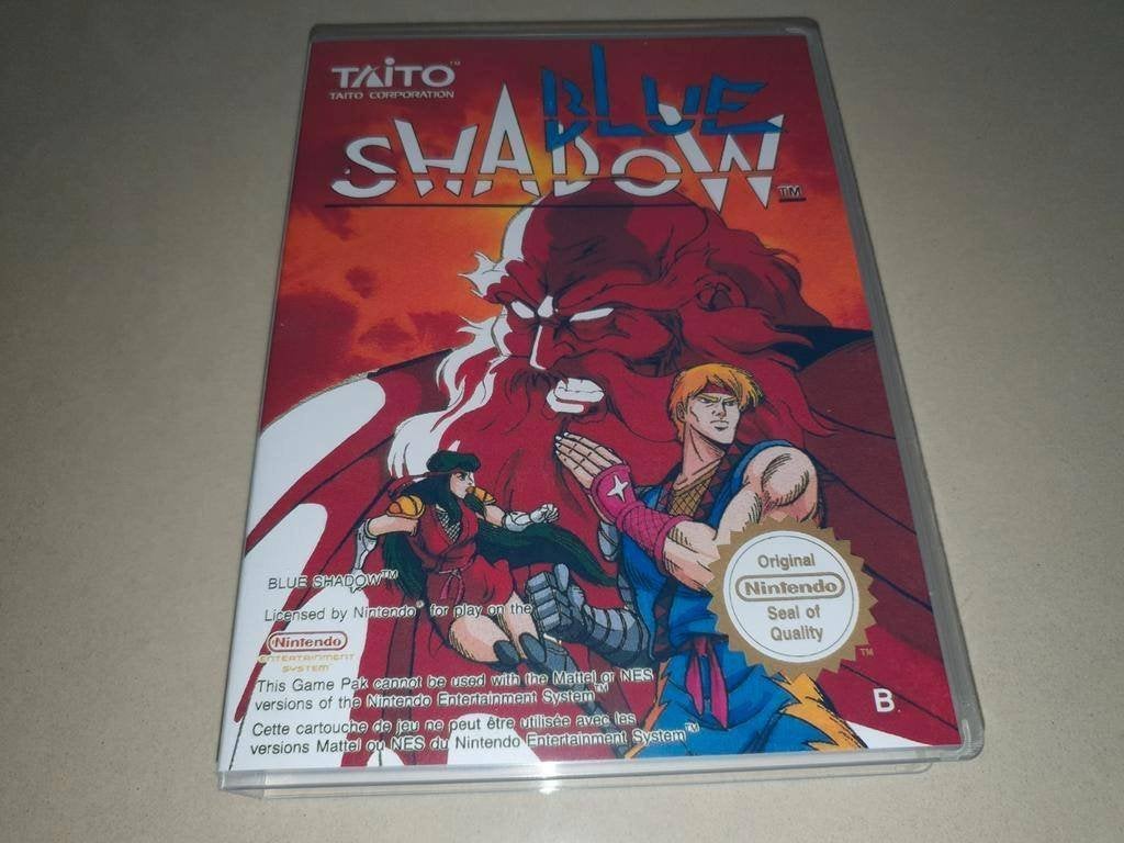 Blue Shadow NES Game Case, Spelcomputers en Games, Avontuur en Actie, Verzenden, 1 speler, Zo goed als nieuw