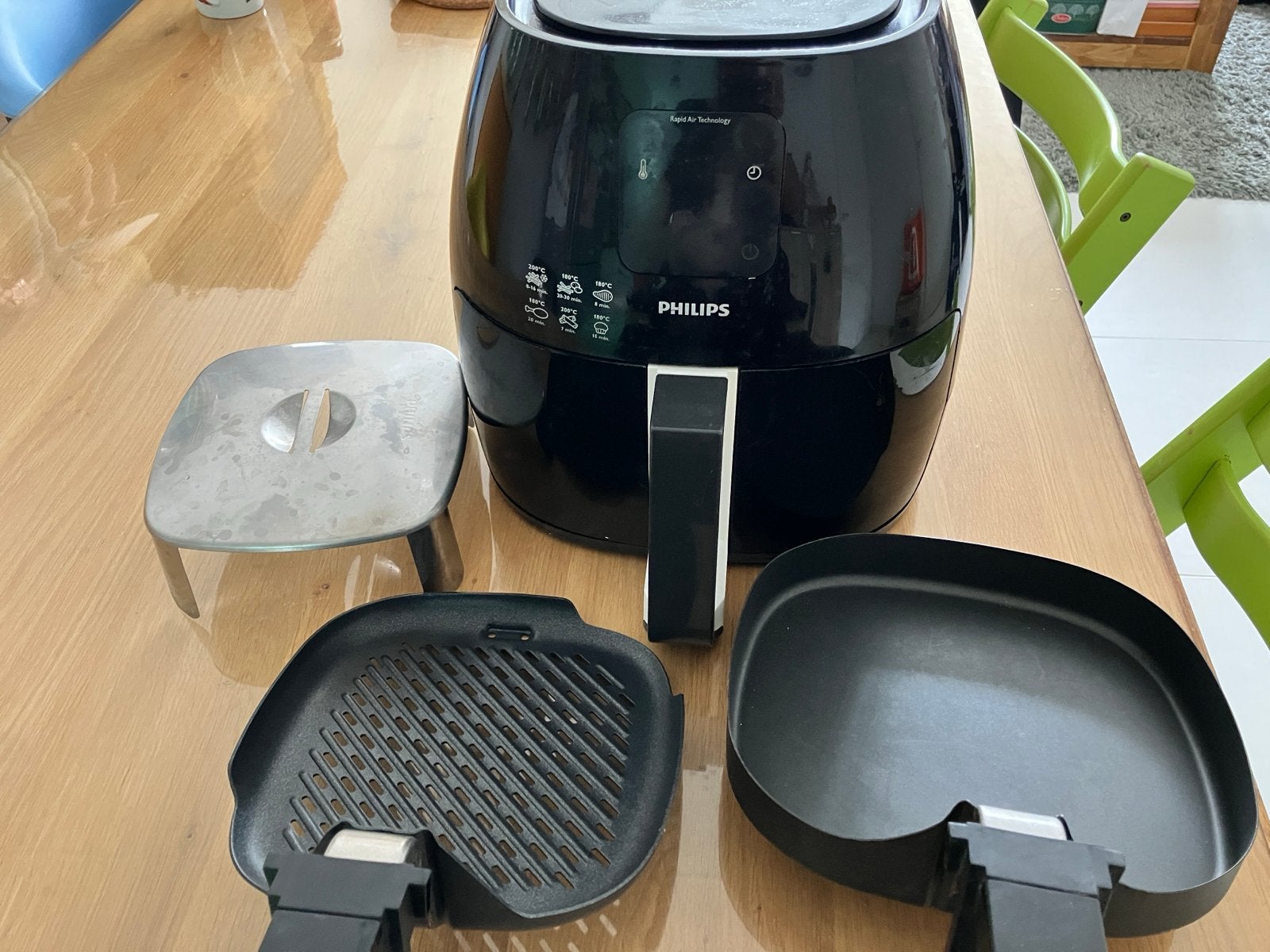 Philips Airfryer HD9240 - Zwart - Gebruikt, Ophalen, Gebruikt, Airfryer XL, 1500 gram of meer