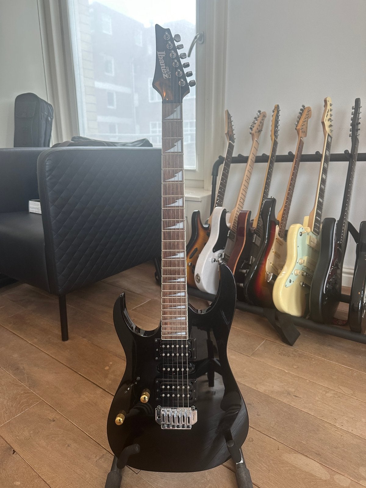 Ibanez GRG170DXL linkshandige elektrische gitaar, Ophalen, Zo goed als nieuw, Solid body, Ibanez