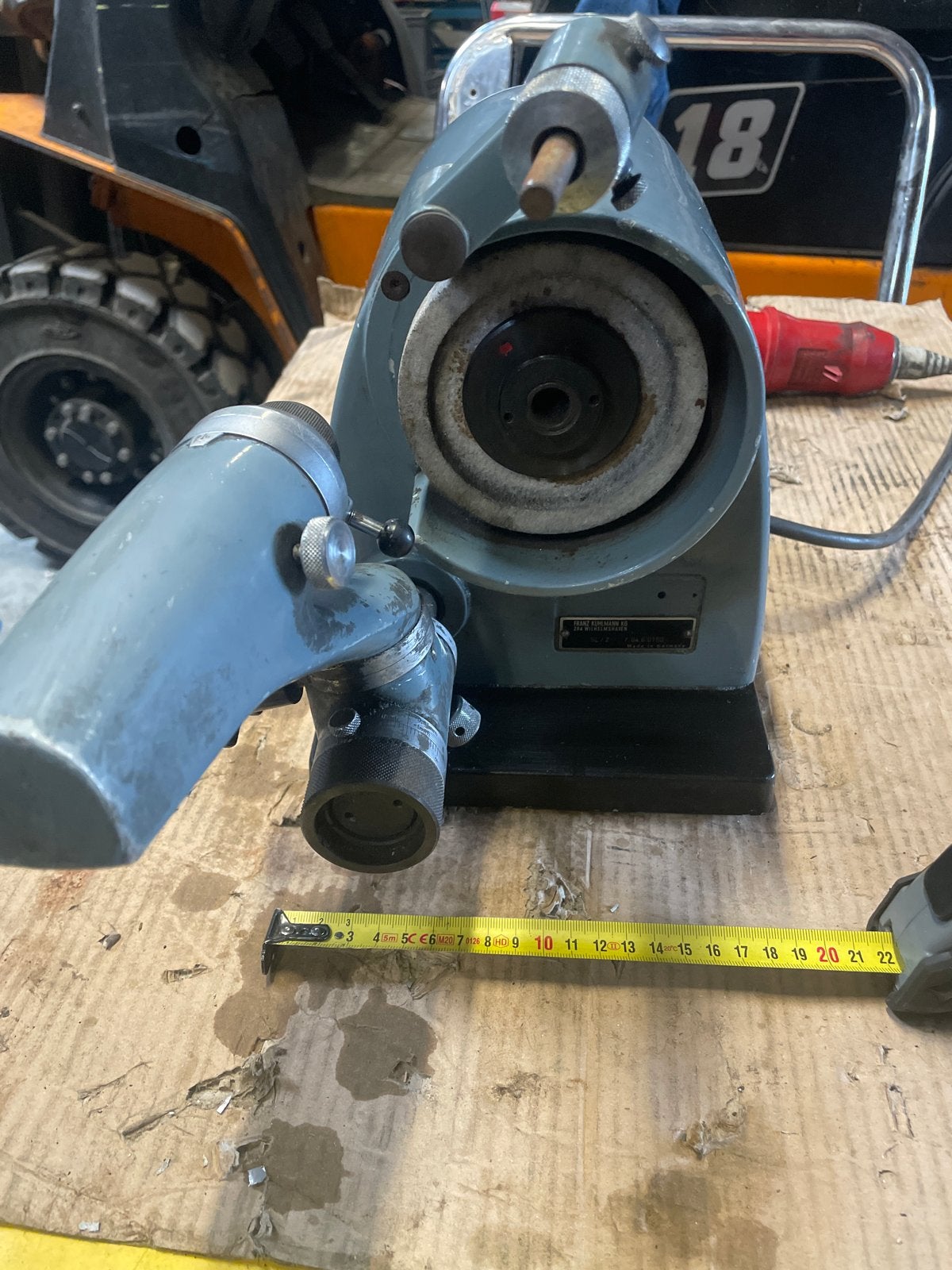 AEG Werkbankslijpmachine AD 56 N 2 - 120W, Doe-het-zelf en Verbouw, Ophalen, Gebruikt, Minder dan 700 watt, Werkbankslijpmachine