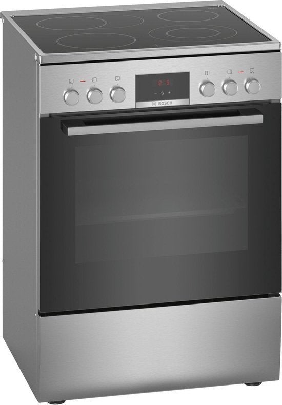 Bosch keramisch fornuis HKR39C250 - RVS, Witgoed en Apparatuur, Fornuizen, BSH Huishoudapparaten, 60 cm of meer, Keramisch, Nieuw