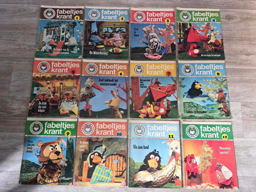 Complete serie Fabeltjeskrant stripboeken (1-35), Boeken, Stripboeken, Complete serie of reeks, Ophalen of Verzenden, Gelezen