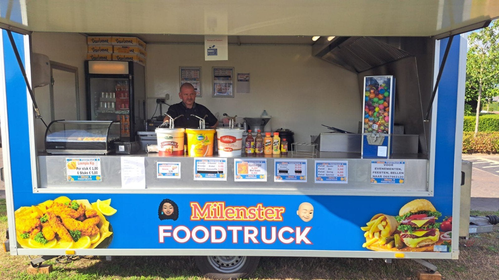 snackwagen  op uw feesten en feesjes  patat en snacks, Ophalen of Verzenden, Nieuw, Abraham of Sarah