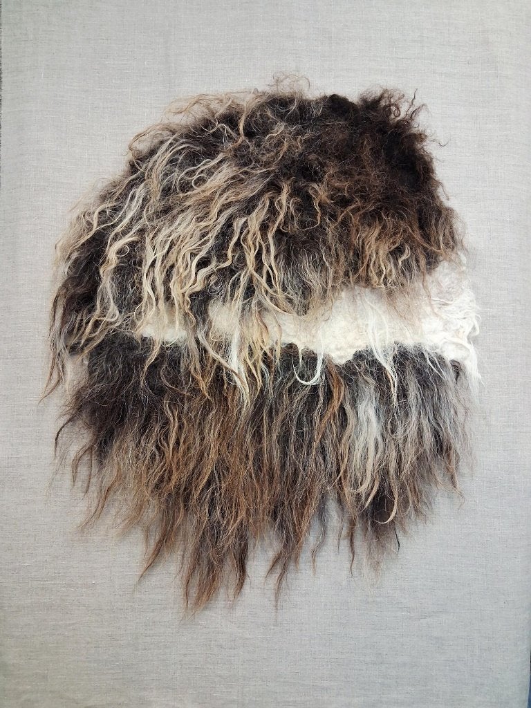 Wandkleed wol, Meerkleurig, Ophalen of Verzenden, Natuurlijk materiaal, 93 cm