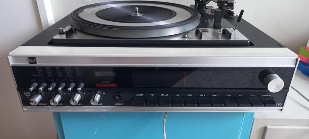 Dual 1218 Platenspeler met K50 Receiver en CL170 Speakers, Ophalen