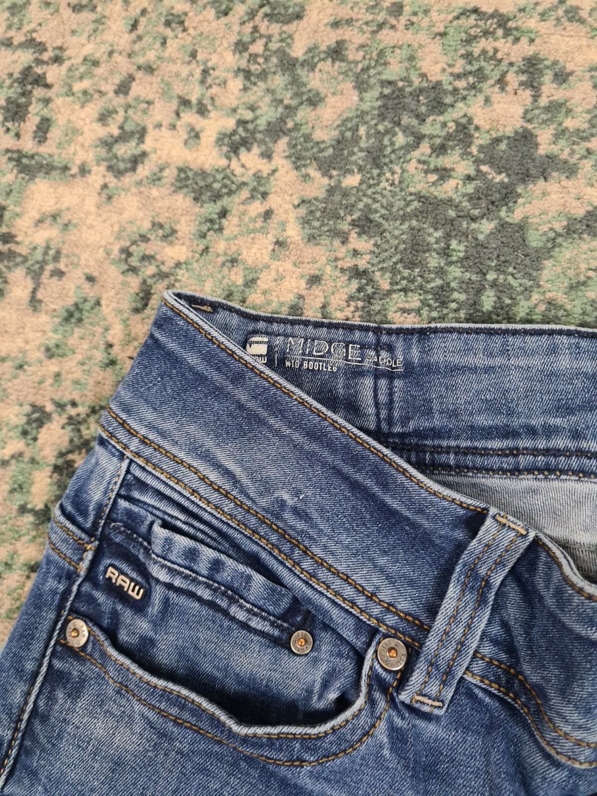 G-star Midge Saddle Mid Bootcut W28 L32 Dames Tulsi2832, Blauw, Ophalen of Verzenden, W28 - W29 (confectie 36), G-STAR RAW