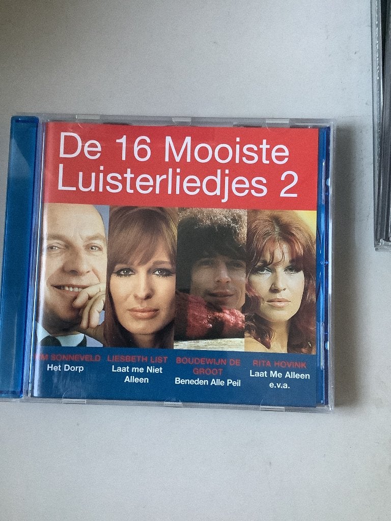 De 16 mooiste luisterliedjes 2, Cd's en Dvd's, Ophalen of Verzenden, Zo goed als nieuw, Levenslied of Smartlap