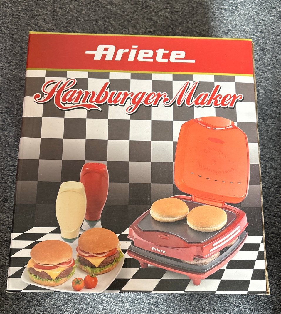 Ariete Hamburger Maker - Nieuw in doos Vaderdag kado, Ophalen of Verzenden, Nieuw