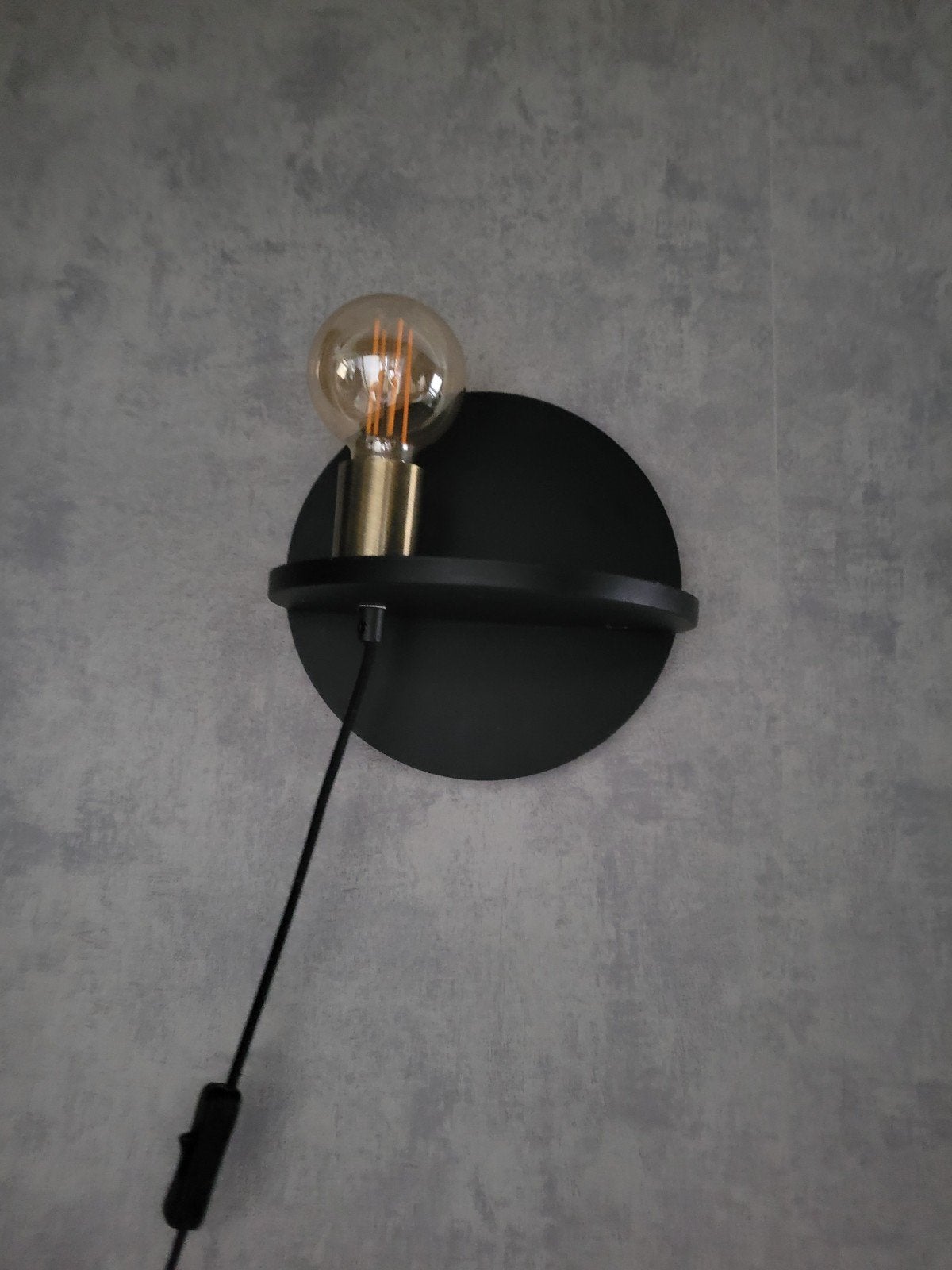 wandlamp, Ophalen