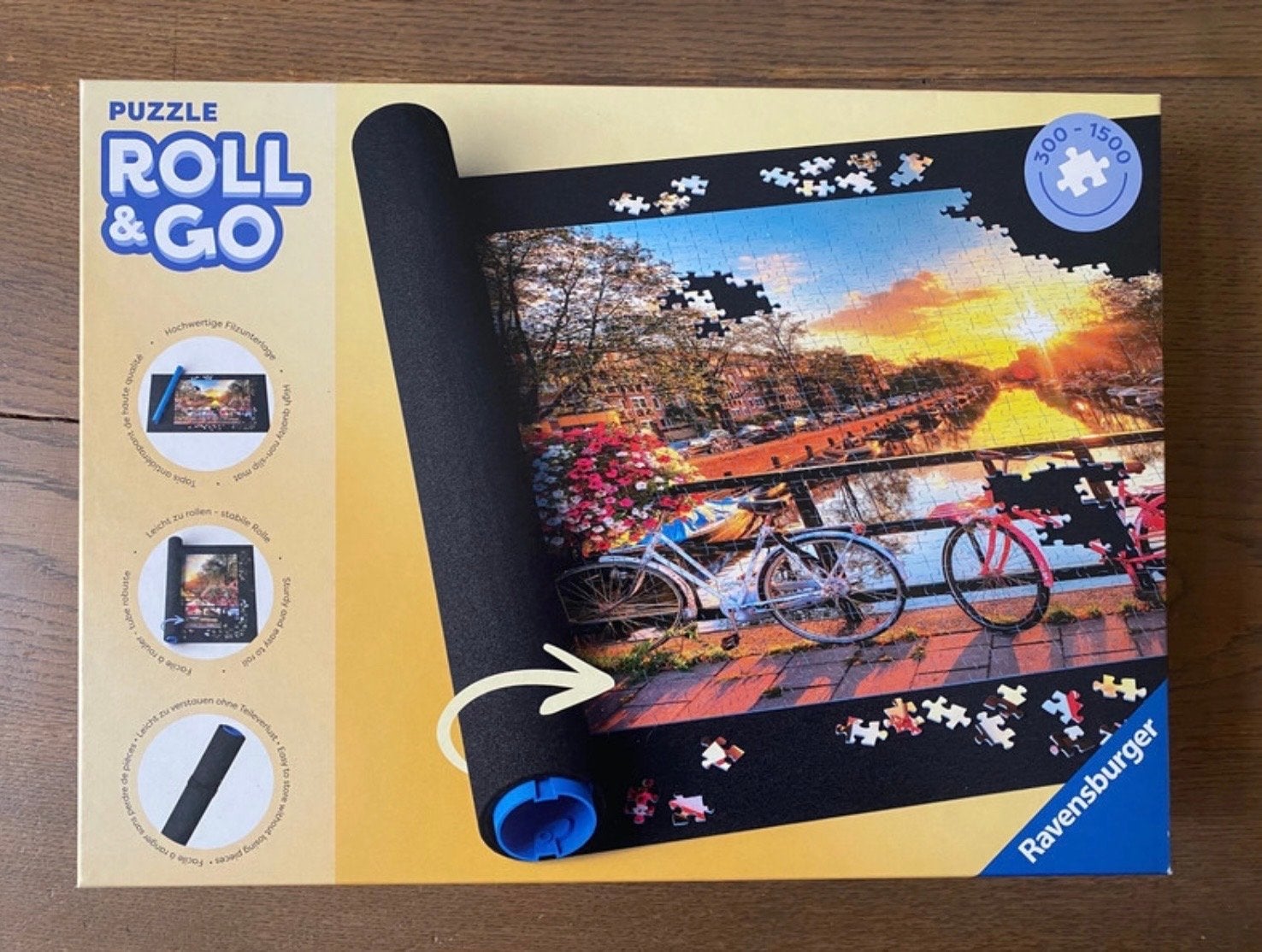 Ravensburger Puzzle Roll & Go - Puzzelmat voor 300-1500 stuk, Ophalen, Zo goed als nieuw, Overige typen