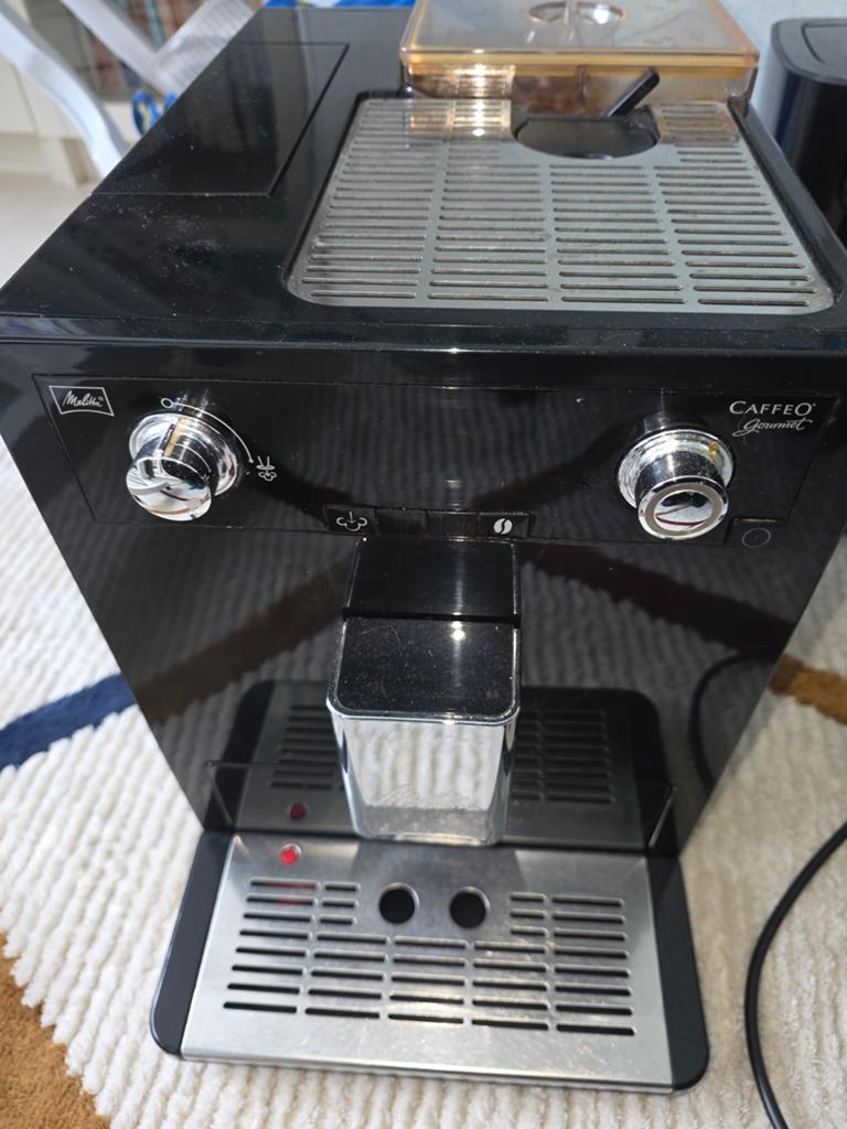 Koffiezetapparaat Melitta - bonen/volautomatisch/melkschuim, Ophalen of Verzenden, Gebruikt, Koffiemachine