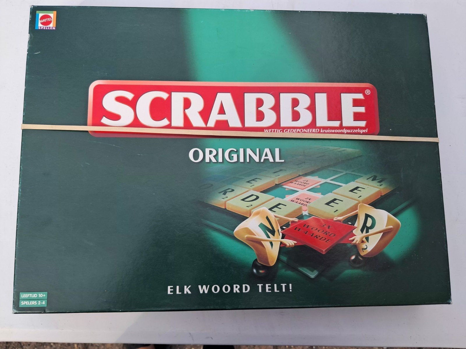 Scrabble Original Bordspel - Het klassieke woordspel, Drie of vier spelers, Ophalen of Verzenden, Gebruikt, Mattel