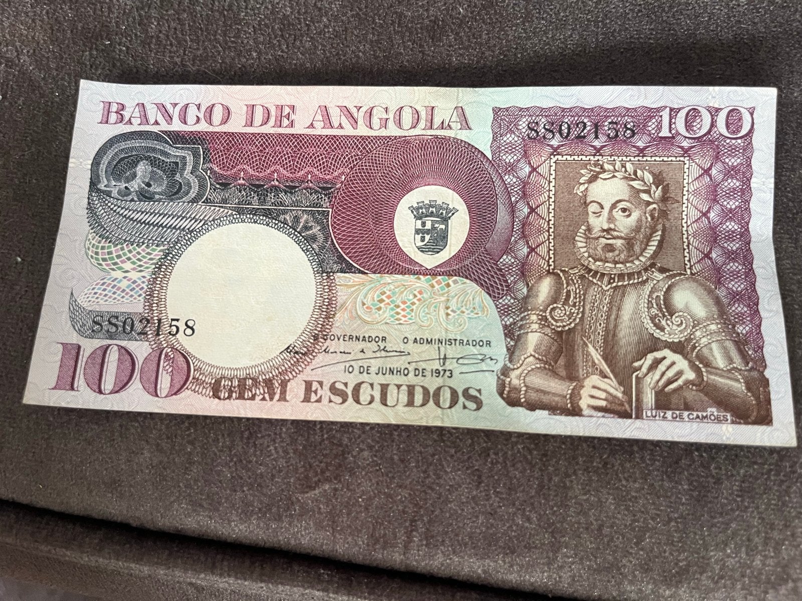 Angola 100 Escudos 1973 - Banco de Angola biljet, Ophalen of Verzenden, Overige landen, Los biljet