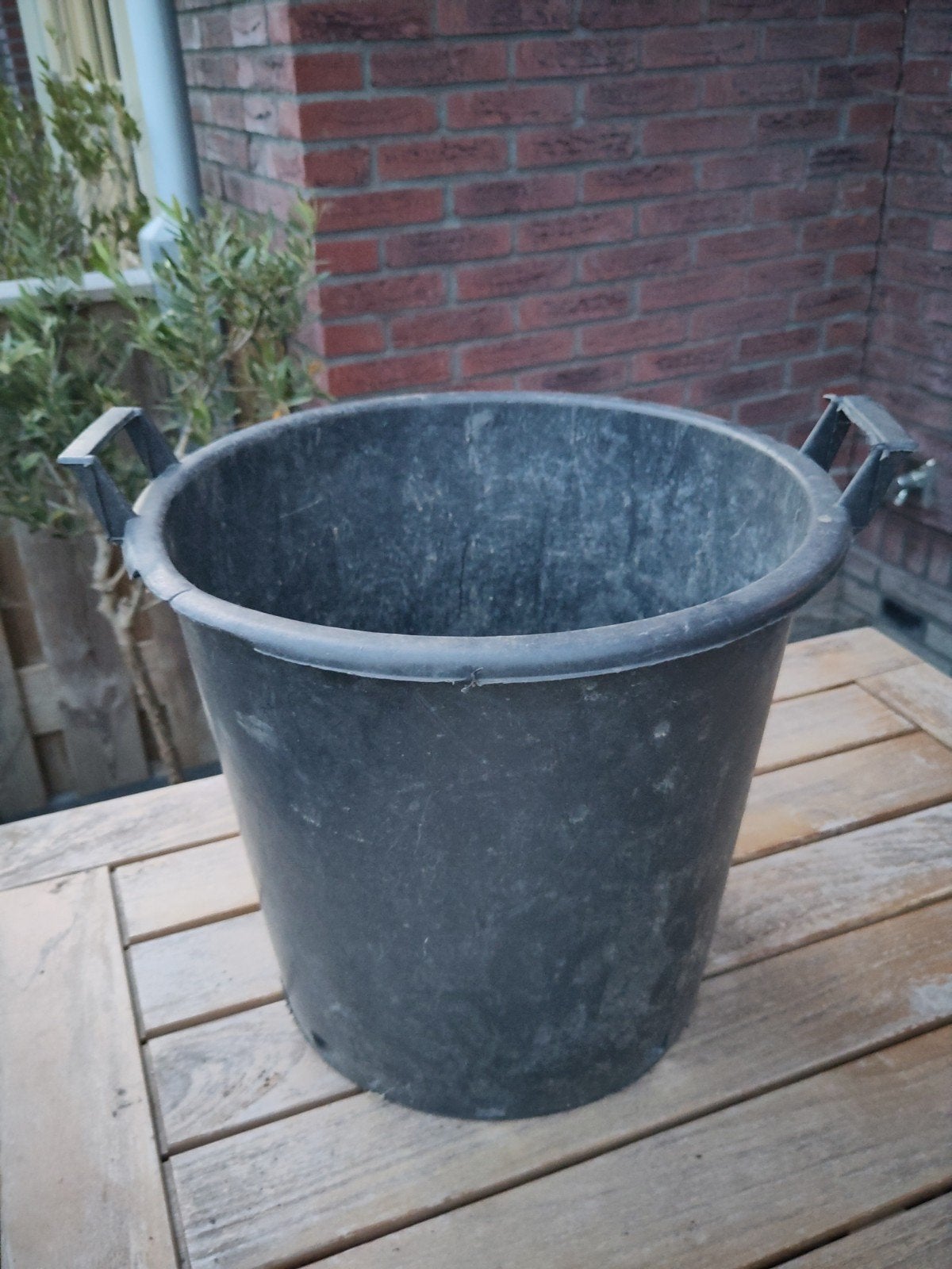 Grote plastic plantenpot, Ophalen, Kunststof, Gebruikt, Minder dan 60 cm