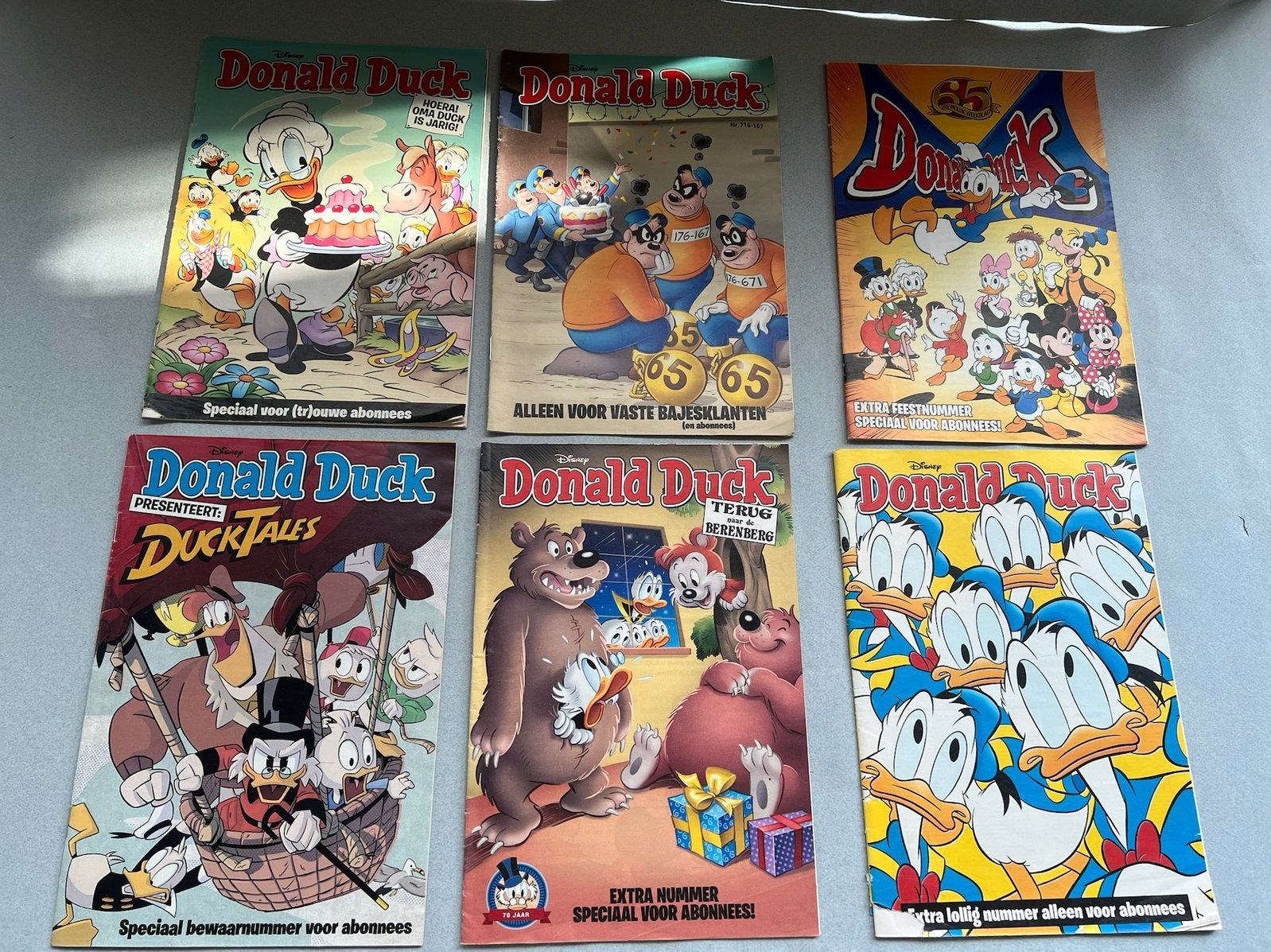 Donald Duck weekblad - speciaal voor abonnees, Meerdere comics, Ophalen of Verzenden, Gelezen, Europa