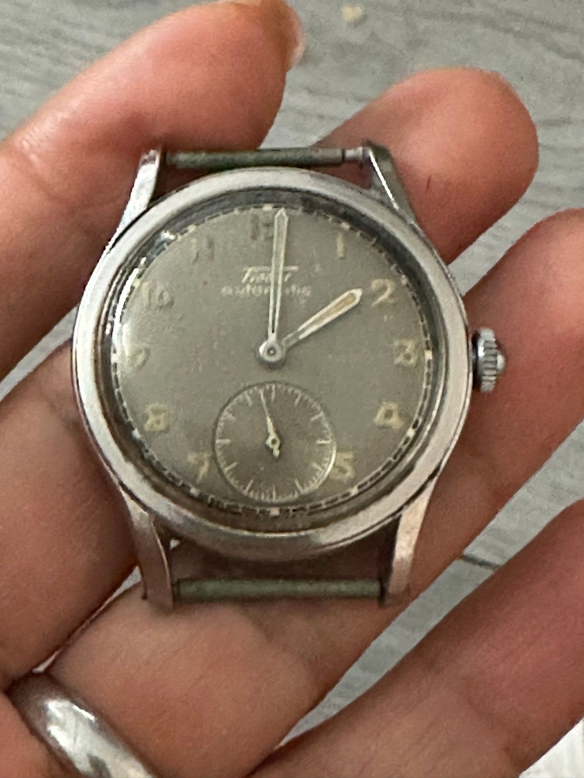 Vintage Tissot Automatic 1949 Polshorloge - Roestvrij Staal, Sieraden, Tassen en Uiterlijk, Horloges | Antiek, Staal, Tissot, Polshorloge