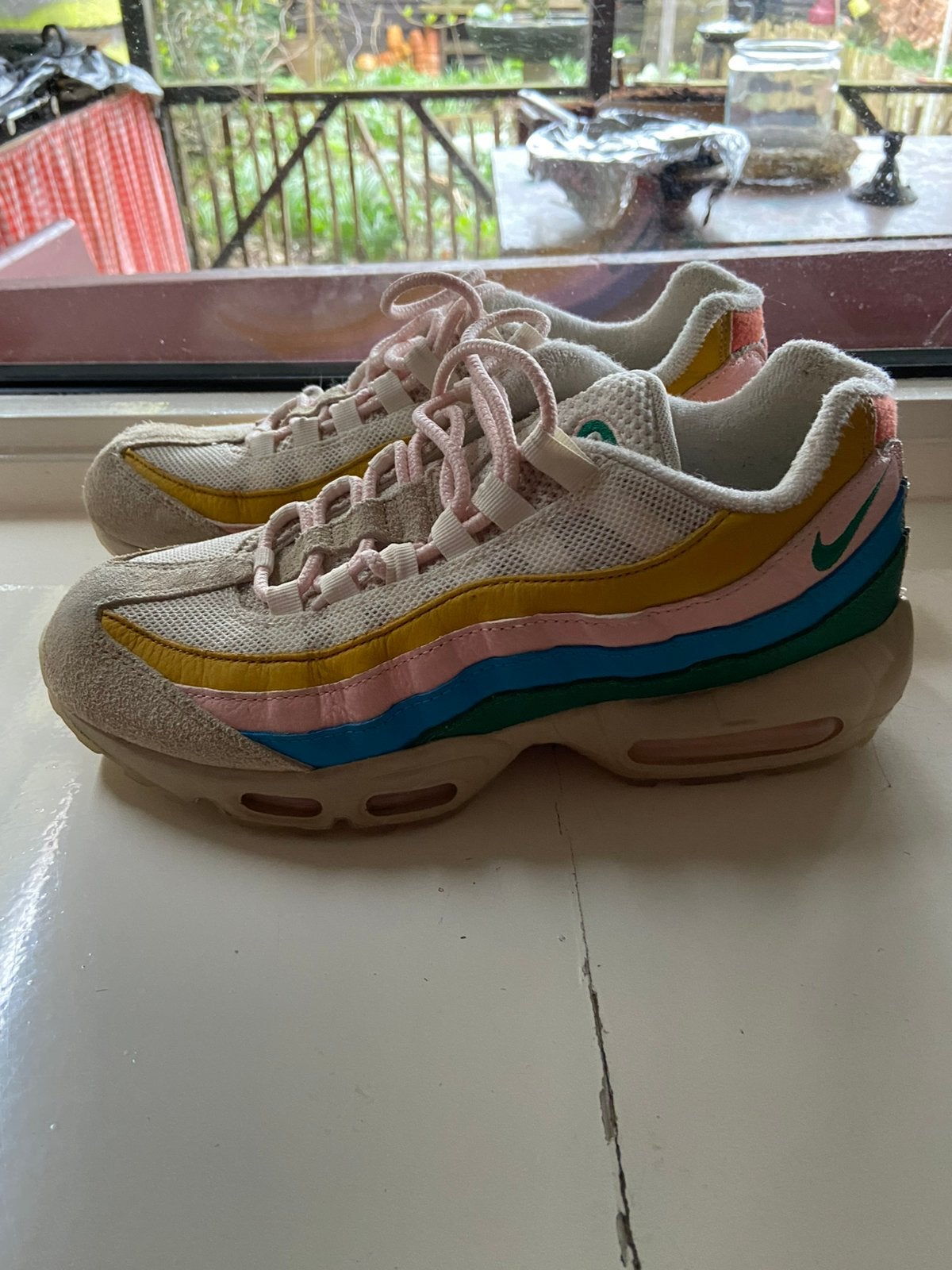 Nike air dames sneakers, Ophalen of Verzenden, Zo goed als nieuw, Hardloopschoenen, Nike