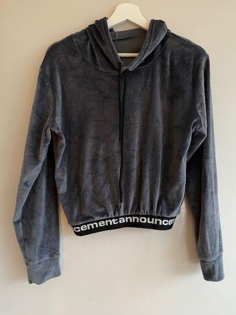 Huispak grijs velours maat S/M, Ophalen of Verzenden, Nieuw, Maat 38/40 (M), Grijs