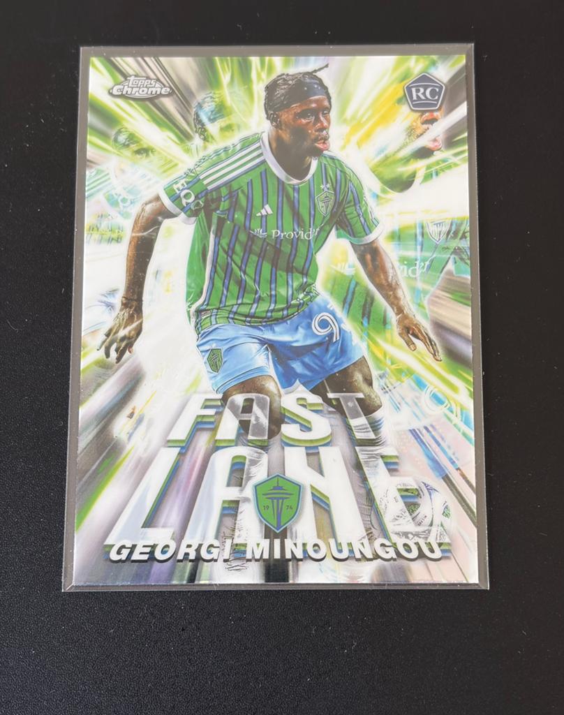 Topps - Seattle Sounders - Georgi Minoungou, Verzenden, Zo goed als nieuw, Buitenlandse clubs, Spelerskaart