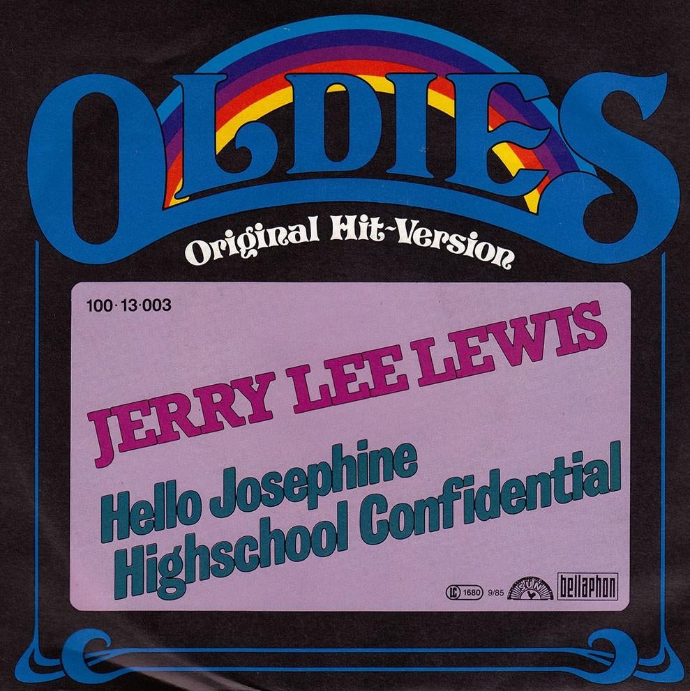 Jerry Lee Lewis - Hello Josephine / High School Confidential, Cd's en Dvd's, Vinyl Singles, 7 inch, Single, Ophalen of Verzenden