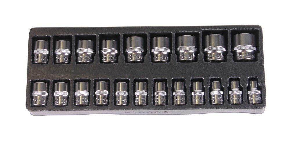 Doppen los 1/2" 21 delig metrisch, Verzenden