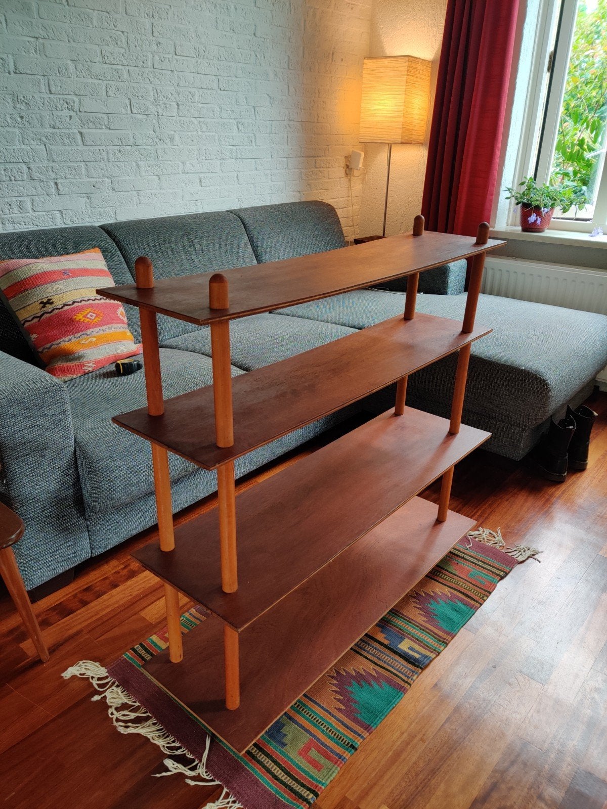 Originele Stokkenkast Lutjens - Midcentury Dutch Design, Ophalen of Verzenden, Gebruikt