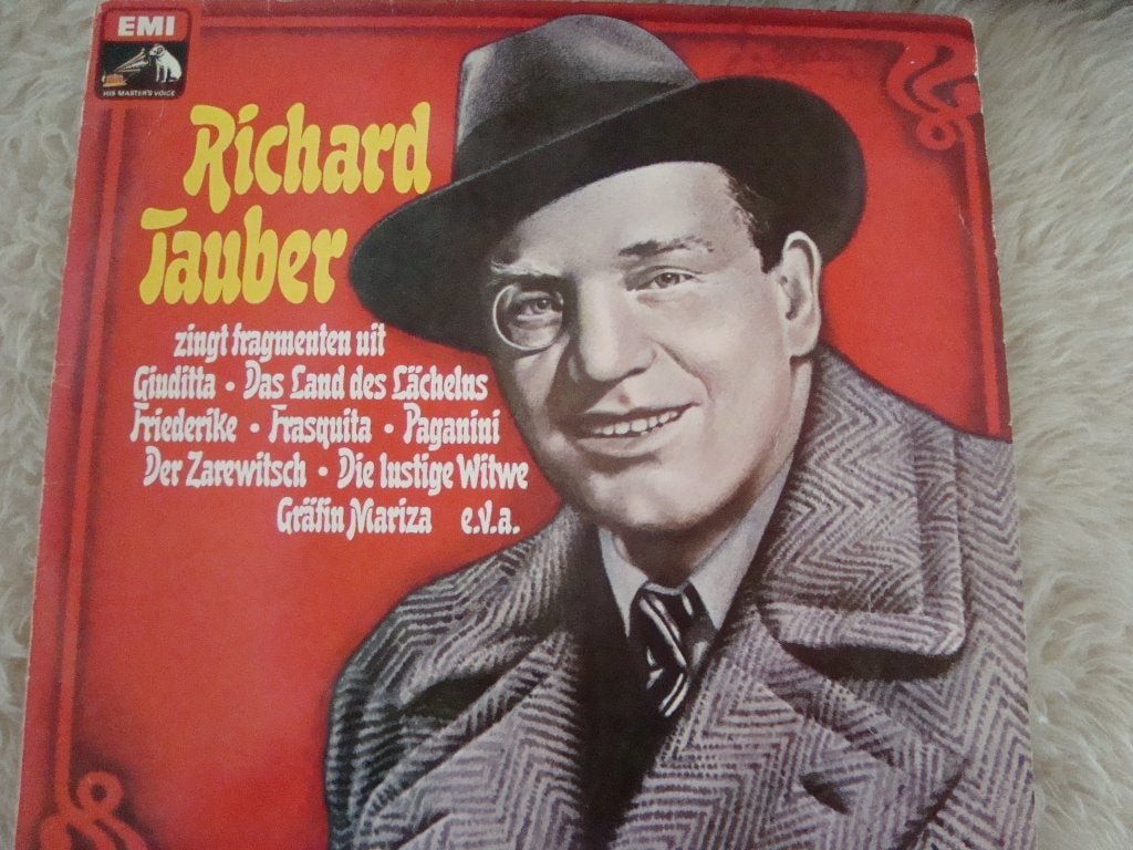 Richard tauber., Cd's en Dvd's, Ophalen of Verzenden, Zo goed als nieuw, 12 inch