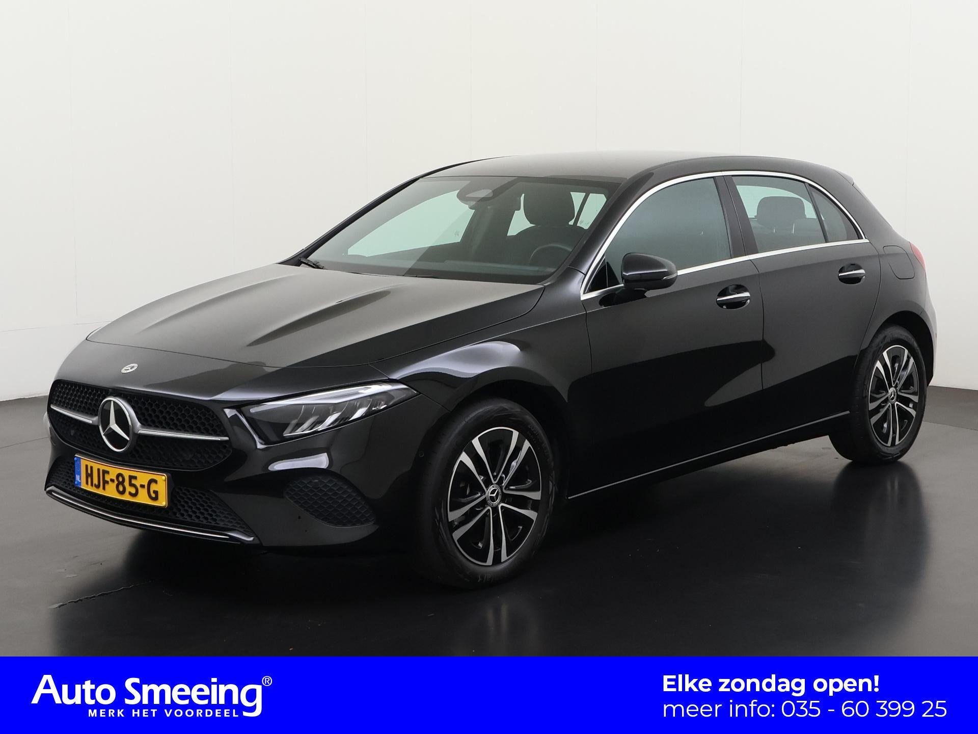 Mercedes-Benz A-klasse 250e Star Edition Luxury Line Plug-in, Auto's, Gebruikt, 4 cilinders, Leder en Stof, Zwart