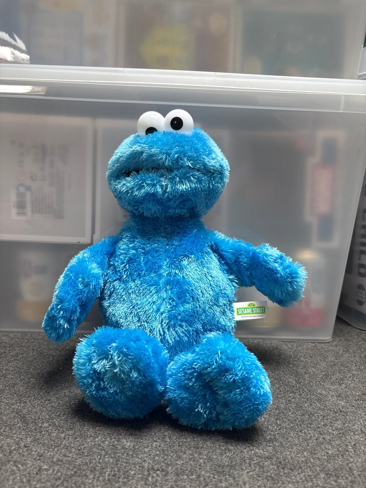 Koekiemonster knuffel - Sesamstraat, Kinderen en Baby's, Overige merken, Overige karakters, Overige typen, Blauw