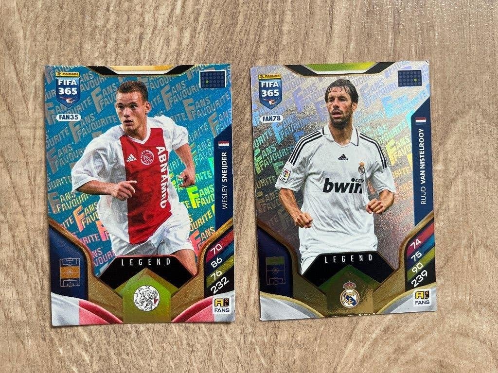 Panini kaarten legend Snijder en Van Nistelrooy, Verzamelen, Sportartikelen en Voetbal, Ophalen of Verzenden, Gebruikt, Buitenlandse clubs